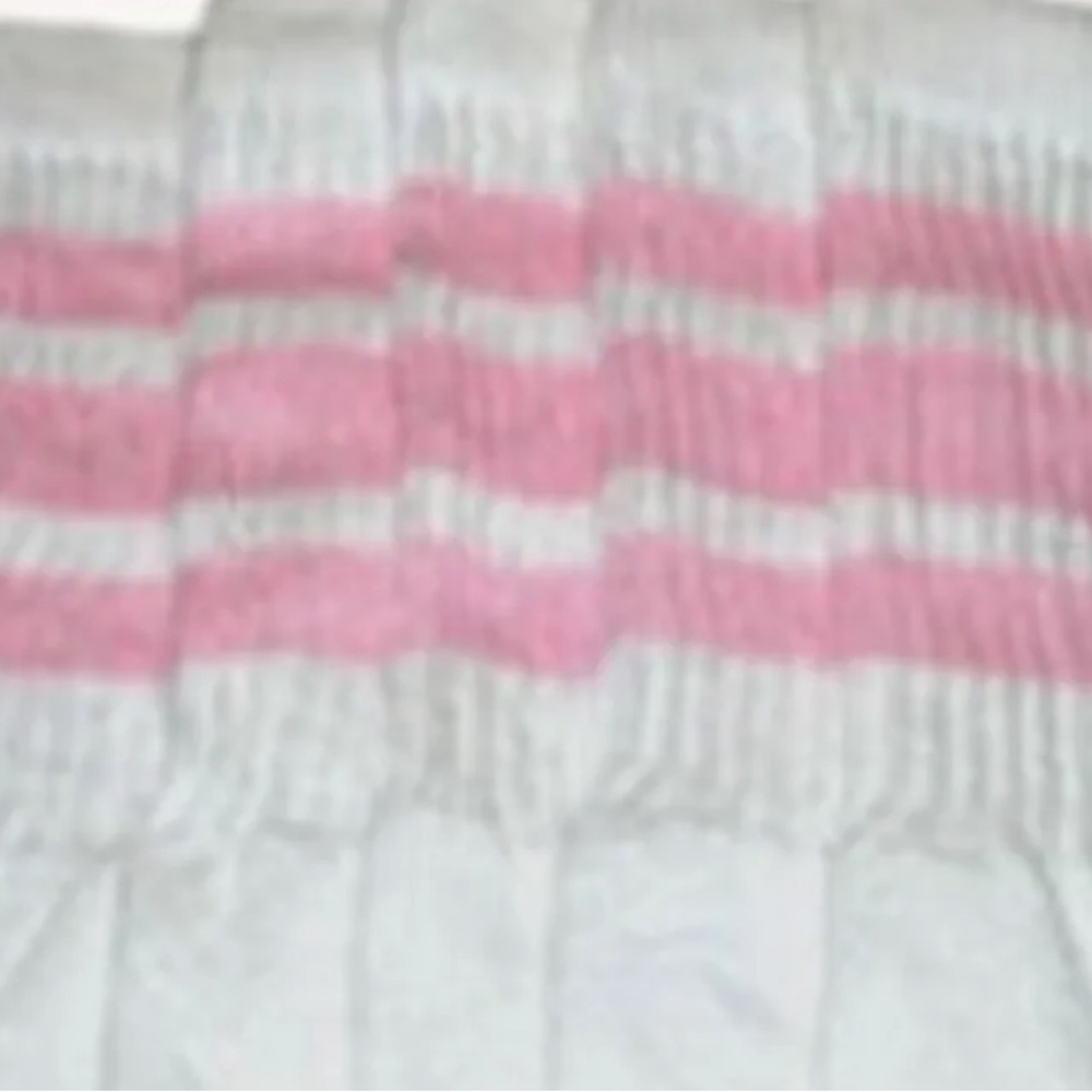 19” long sport hot pink blue malibu barbie sock knee high striped cute n’ juicy